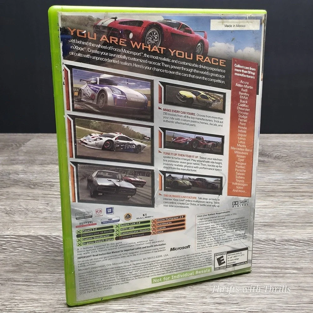 Forza‎ Motorsport [Not For Resale] (XBOX) Tested
